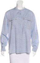 Thumbnail for your product : Isabel Marant Long Sleeve Button-Up Top