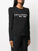 Thumbnail for your product : Philosophy di Lorenzo Serafini Long Sleeve Front Logo Shirt