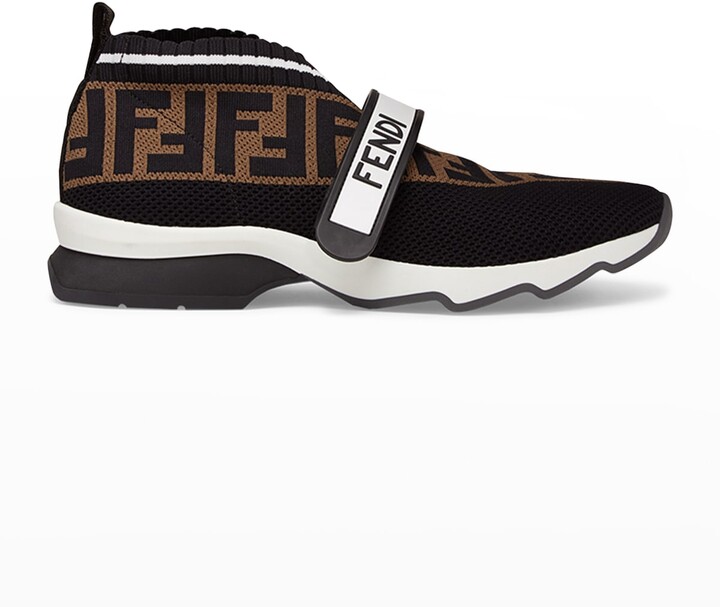 Fendi Rockoko FF Knit Sneakers - ShopStyle