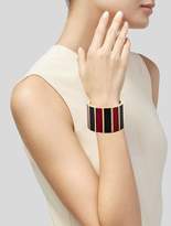 Thumbnail for your product : Saint Laurent Enamel Stretch Link Bracelet