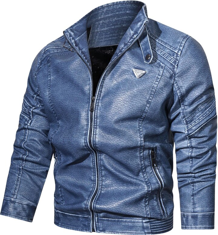 Generic Men's Faux Fur Coats & Jackets Mens Waterproof Hiking Jacket