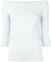 Helmut Lang - off shoulder blouse 