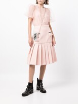 Thumbnail for your product : Huishan Zhang Transparent Silk Blouse