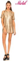 Thumbnail for your product : Lipsy Motel Crackle Foil Savannah Dress