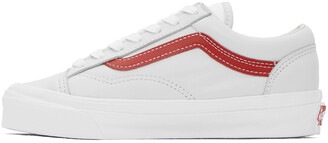 Vans Grey & Red OG Style 36 LX Sneakers