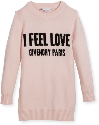 Givenchy I Feel Love Knit Dress, Size 12-14