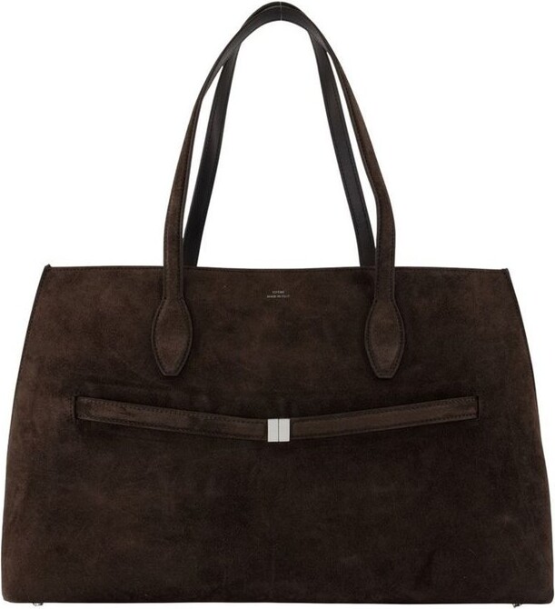 Totême Logo Embossed Lounge Tote Bag