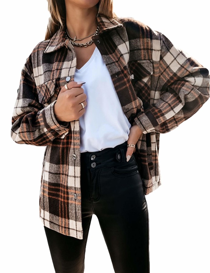 plaid button up shirts