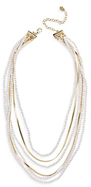 BaubleBar Iman Mixed Strand Necklace, 20