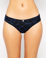 Thumbnail for your product : Ultimo The One Zebra Print Brazilian Brief