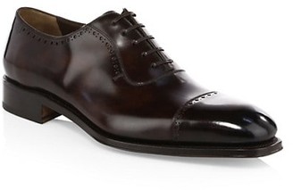 Ferragamo Brawell Leather Oxford Shoes