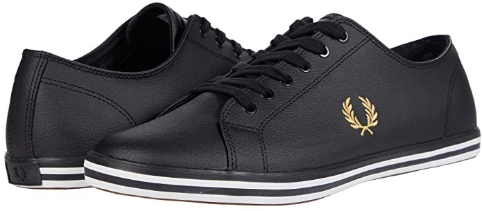 fred perry kingston leather black