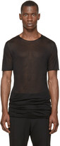 Thumbnail for your product : Thamanyah Black Sheer Minimal Mist T-Shirt