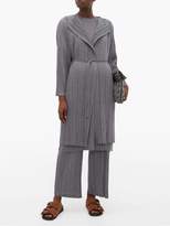 Thumbnail for your product : Pleats Please Issey Miyake Plisse Belted Coat - Womens - Grey