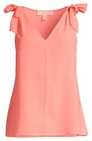 Thumbnail for your product : MICHAEL Michael Kors Ring-Tie Sleeveless Top