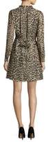 Thumbnail for your product : Kate Spade Leopard Clipped Dot Mini Dress