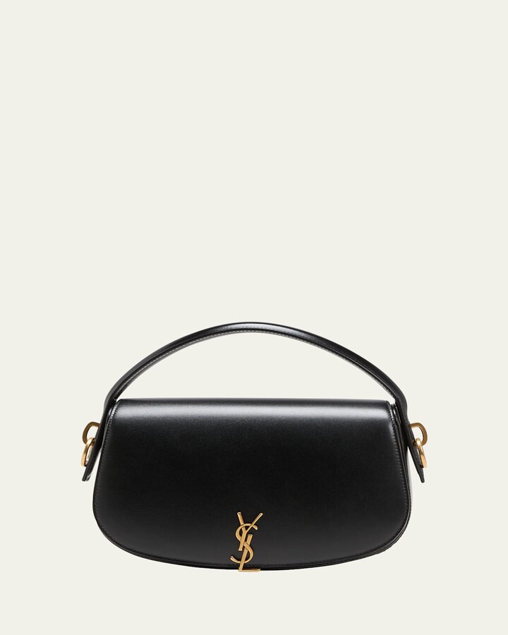 Saint Laurent Flap Crossbody Bag in Leather