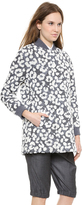 Thumbnail for your product : Thakoon Flocked Leopard Bomber Coat