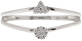 Thumbnail for your product : Bony Levy 18K White Gold Geometric Pave Diamond Split Ring - 0.03 ctw