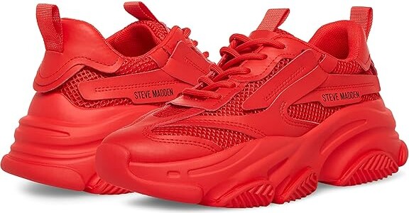 Steve Madden Possession Sneaker in Red