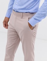 Thumbnail for your product : ASOS DESIGN wedding skinny suit pants in mink