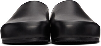 Studio Nicholson Black Calfskin Wearing Clogs