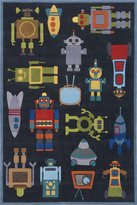 Thumbnail for your product : Momeni Critters Rug, Ivory, 8' x 10'
