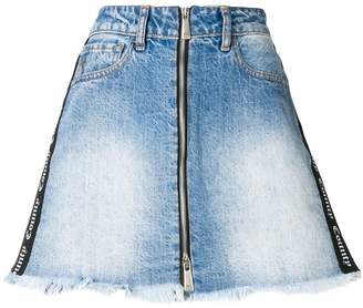 Marcelo Burlon County of Milan Short denim skirt