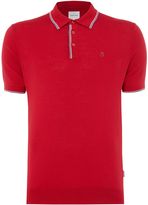 Thumbnail for your product : Peter Werth Men's March tipped knitted cotton polo shirt
