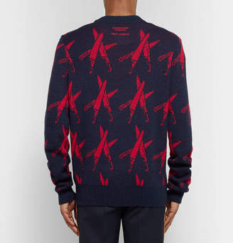 Calvin Klein + Andy Warhol Foundation Wool-Blend Jacquard Sweater