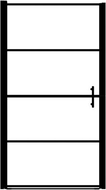 VidaXL Pivot Shower Door Bathroom Bath Screen Shower Enclosure Tempered Glass