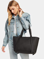 Thumbnail for your product : AllSaints Kepi Small East West Leather Tote Bag