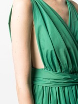 Thumbnail for your product : Dolce & Gabbana Belted Pleated Midi Dress