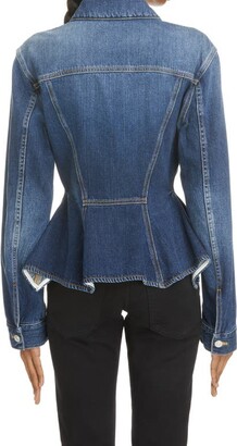 Givenchy Denim Peplum Jacket