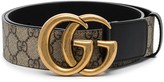 Thumbnail for your product : Gucci GG Supreme Marmont leather belt