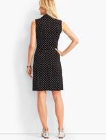 Thumbnail for your product : Talbots Jersey Dotted Sleeveless Shirtdress