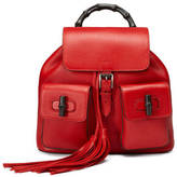 Thumbnail for your product : Gucci Bamboo leather backpack