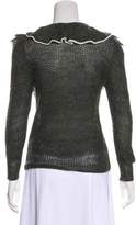 Thumbnail for your product : Rodarte Ruffle Long Sleeve Sweater