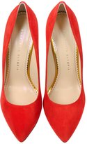Thumbnail for your product : Charlotte Olympia Monroe Red Suede Pump