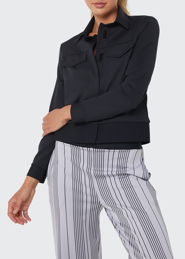 hip length denim jacket