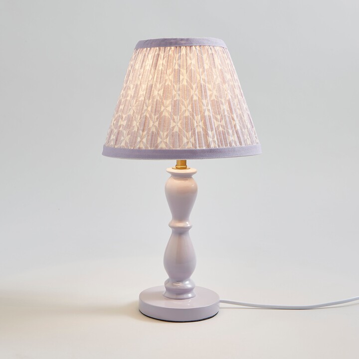 Dunelm Joyce Candlestick Table Lamp Lilac (Purple) ShopStyle