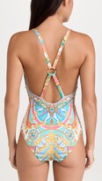 Thumbnail for your product : Camilla Ring Detail Plunge One Piece