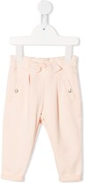 Thumbnail for your product : Chloé Children Bow-Detail Cotton Trousers