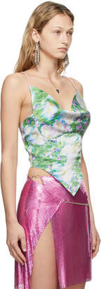 POSTER GIRL SSENSE Exclusive Multicolor Floral Denise Corset Tank Top