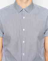 Thumbnail for your product : ASOS Smart Shirt In Short Sleeve With City Stripe