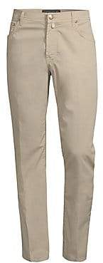 Corneliani Men's Five-Pocket Cotton Pants