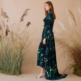 Thumbnail for your product : AILANTO Peacocks Long Train Dress