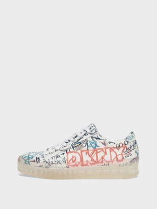 dkny lace up sneakers
