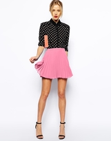 Thumbnail for your product : ASOS Pleated Skater Skirt