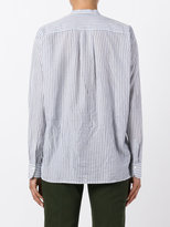 Thumbnail for your product : Vince mandarin neck striped shirt